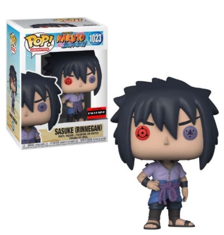 Funko Pop Naruto Shippuden Sasuke (Rinnegan) AAA Anime Exclusive Figure #1023